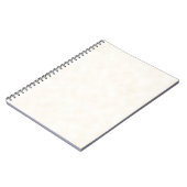 Light Parchment Texture Background ノートブック (左側)