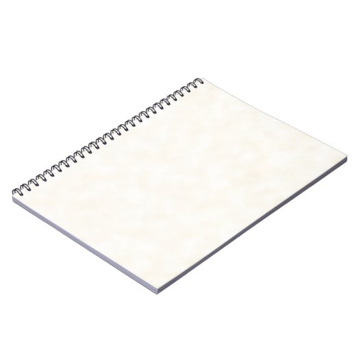 Light Parchment Texture Background ノートブック (左側)