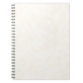 Light Parchment Texture Background ノートブック (正面)