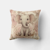 Light Pastel Floral クッション (裏面)