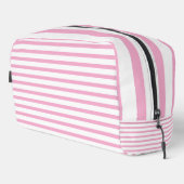 Light Pink and White Striped Toiletry Bag  ドップキット (右コーナー)