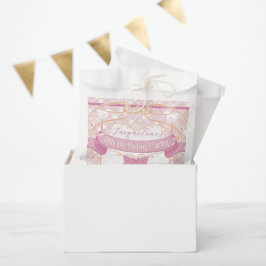 Light Pink Art Nouveau Magical Girl Birthday フェイバーバッグ