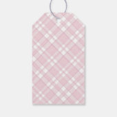 Light Pink Art Nouveau Princess Birthday ギフトタグ (裏面)