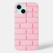 Light Pink Brick iPhone Case Soft Chic Style Case-Mate iPhoneケース (裏面)