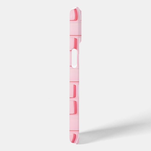 Light Pink Brick iPhone Case Soft Chic Style Case-Mate iPhoneケース (裏面 / 右)