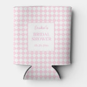 Light pink Classic design Bridal Shower Cooler 缶クーラー (正面)