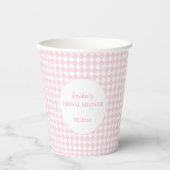 Light pink Classic design Bridal Shower Paper cup 紙コップ (正面)