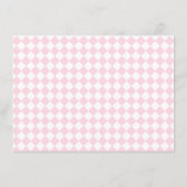 Light pink Classic design Flat Note Card ノートカード (裏面)