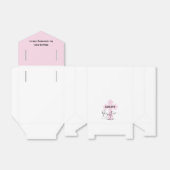 Light Pink Cross Baptism Thank you Favor Box フェイバーボックス (折り畳みなし)
