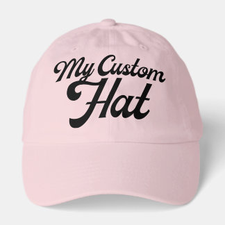 LIGHT PINK Custom Baseball Cap Blank (Dad Cap) キャップ
