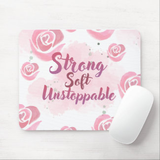 Light Pink feminine Mouse pad マウスパッド
