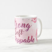 Light Pink Feminine Mug コーヒーマグカップ (正面右)