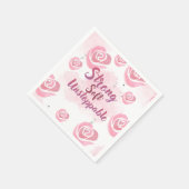 Light Pink Feminine Napkin スタンダードカクテルナプキン (角)