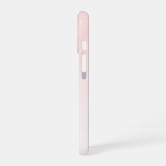 Light Pink Geometric Minimal iPhone Case 16ケース (左側面)