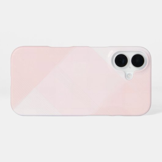 Light Pink Geometric Minimal iPhone Case 16ケース (裏面横)