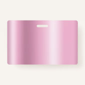 Light Pink Glitter Drips Shimmer バッジ (裏面)