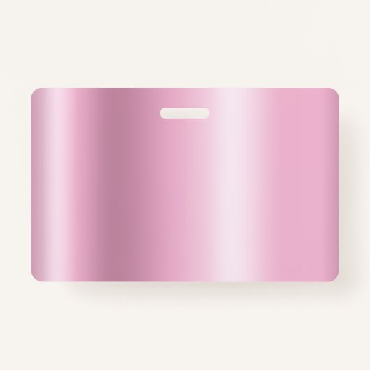 Light Pink Glitter Drips Shimmer バッジ (裏面)