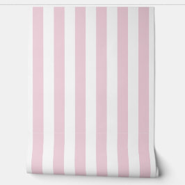 Light Pink Peony Stripes 壁紙
