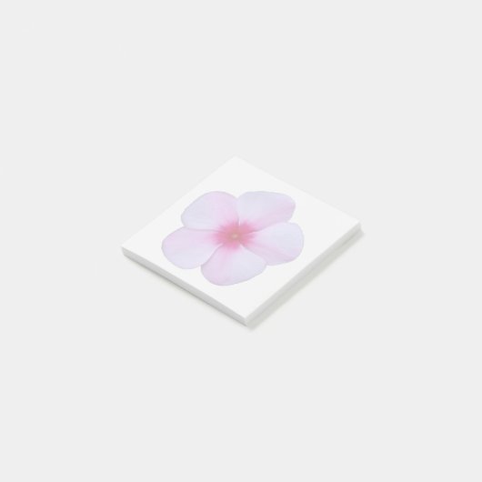 Light Pink Phlox Sticky Notes ポストイット (アングル)