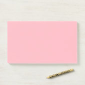 Light Pink Simple 10" x 6" ポストイット (デスク)