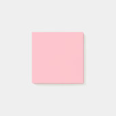 Light Pink Simple 3" x 3" ポストイット (正面)