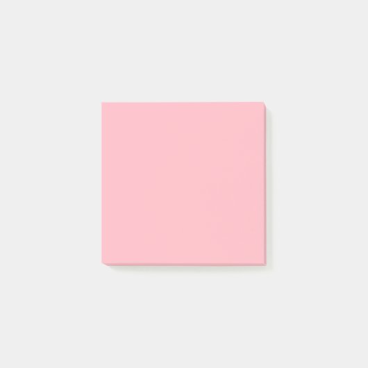 Light Pink Simple 3" x 3" ポストイット (正面)