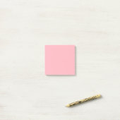 Light Pink Simple 3" x 3" ポストイット (デスク上)