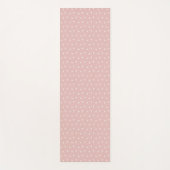 Light Pink Triangles Pattern Yoga Mat ヨガマット (正面)