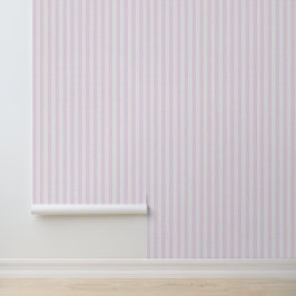 Light Pink Vertical Stripes Linen Texture Coastal 壁紙