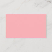 Light Pink White Stripes QR Code Social Media Icon 名刺 (裏面)