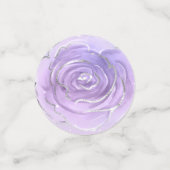 Light Purple and Silver Elegant Photo コンフェッティ (スモール正面)