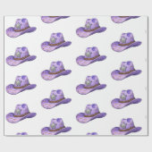 Light Purple Cowgirl Hat ラッピングペーパー (フラット)