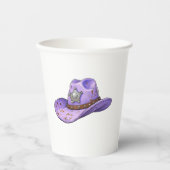 Light Purple Cowgirl Hat 紙コップ (正面)