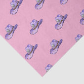 Light Purple Cowgirl Hat-Pink Background 薄葉紙 (詳細)