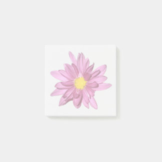 Light Purple Gerbera Sticky Notes ポストイット