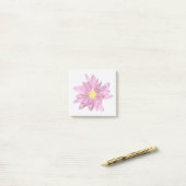 Light Purple Gerbera Sticky Notes ポストイット (デスク上)