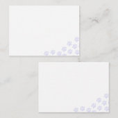 Light Purple Puppy Paw Prints  ノートカード (正面/裏面)