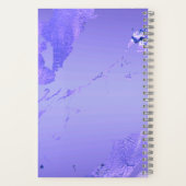 Light Purple with Metallic Accents Notebook ノートブック (裏面)