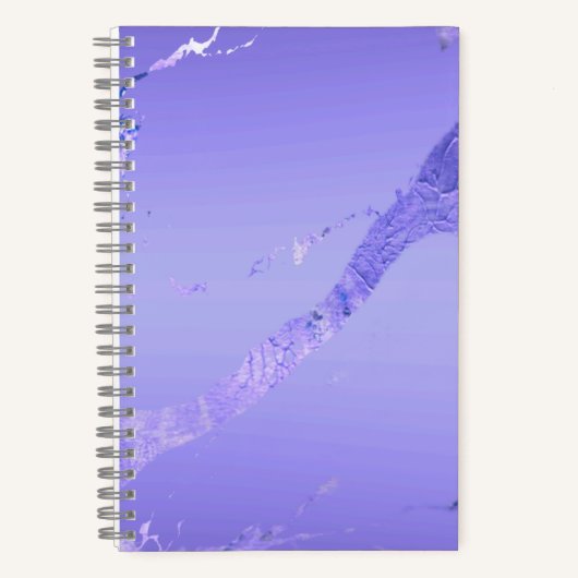 Light Purple with Metallic Accents Notebook ノートブック (正面)