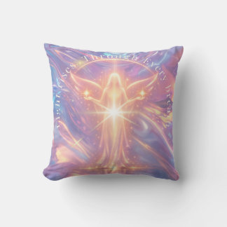 Light Rises Through Every Breath Pillow – Celestia クッション