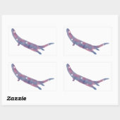 Light River Otter Starscapeステッカー 長方形シール (シート)