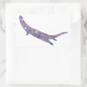 Light River Otter Starscapeステッカー 長方形シール (バッグ)