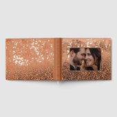 Light Rust Foil Guest Book Photo Guestbook Texture ゲストブック (全面)