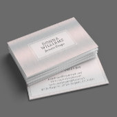 Light silver-gray metallic background 名刺