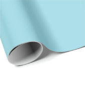 Light Sky Blue Solid Wrapping Paper Roll ラッピングペーパー (ロールコーナー)