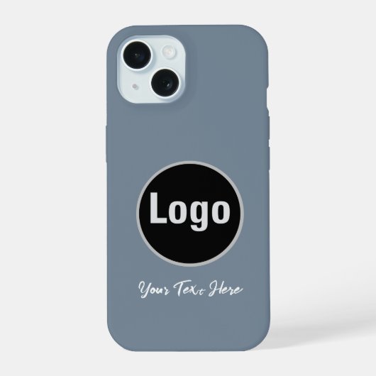 Light Slate Gray Solid Color Phone Case iPhone 15ケース (裏面)