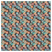 Light Squares on Dark ファブリック (見本)