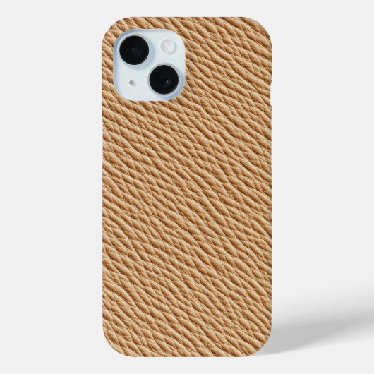 Light Tan Leather Textured Phone Case Case-Mate iPhoneケース (裏面)