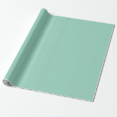 Light Teal Solid Wrapping Paper Roll ラッピングペーパー (アンロールド)