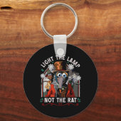 Light The Lamp Not The Rat Christmas  キーホルダー (正面)
